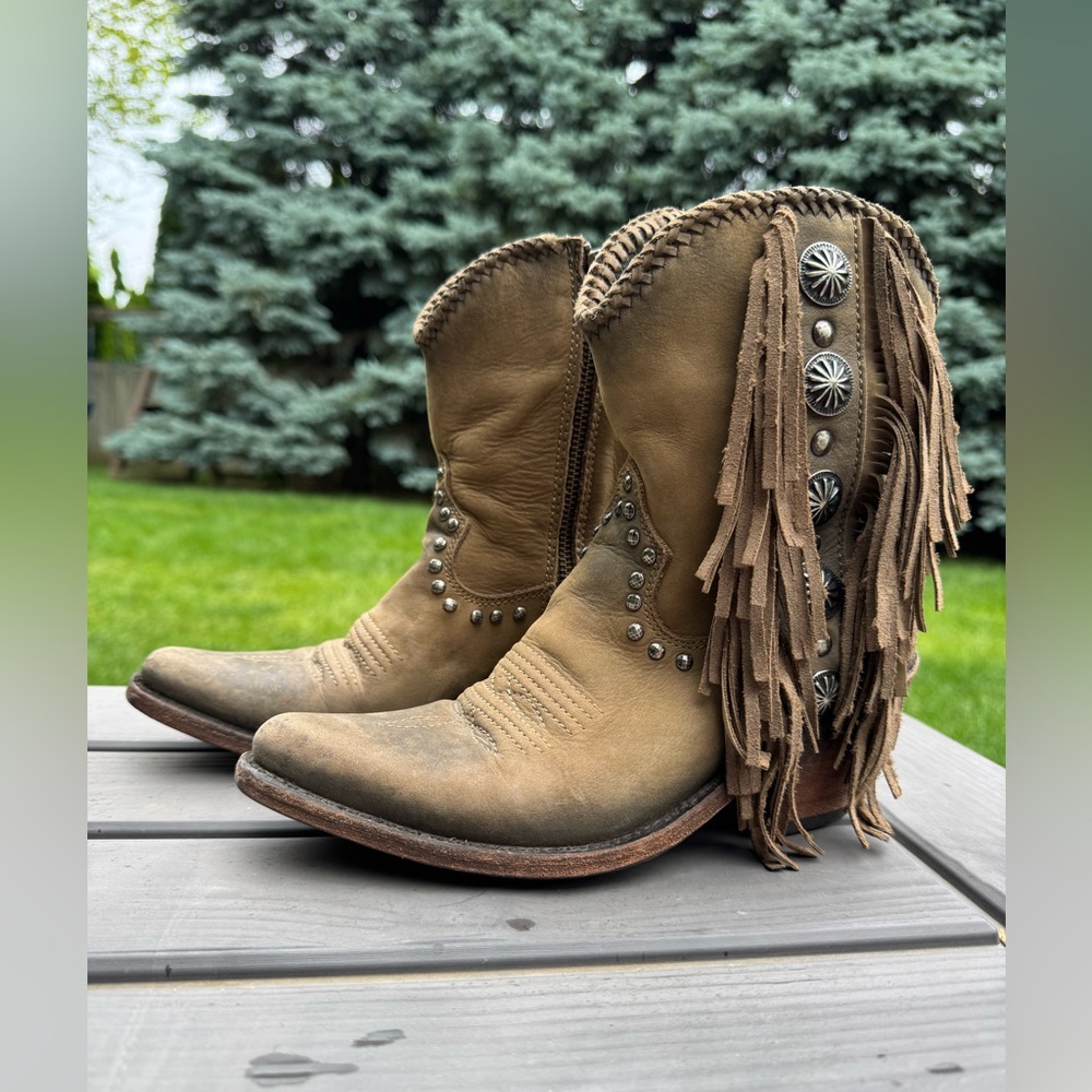 Liberty Black Susannah fringe Western boots